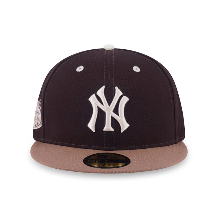 New Era หมวกรุ่น 59Fifty Pack - Iced Latte New York Yankees Cooperstown Chocolate 59Fifty Cap