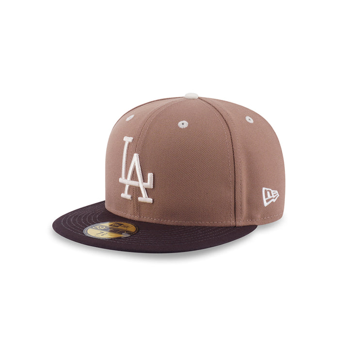New Era หมวกรุ่น 59Fifty Pack - Iced Latte Los Angeles Dodgers Cooperstown Khaki 59Fifty Cap