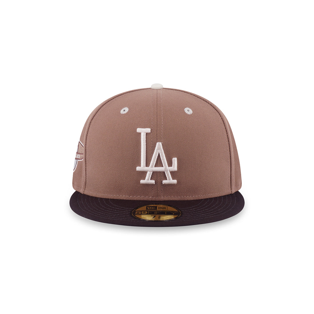 New Era หมวกรุ่น 59Fifty Pack - Iced Latte Los Angeles Dodgers Cooperstown Khaki 59Fifty Cap
