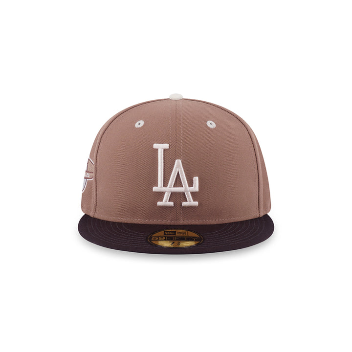 New Era หมวกรุ่น 59Fifty Pack - Iced Latte Los Angeles Dodgers Cooperstown Khaki 59Fifty Cap