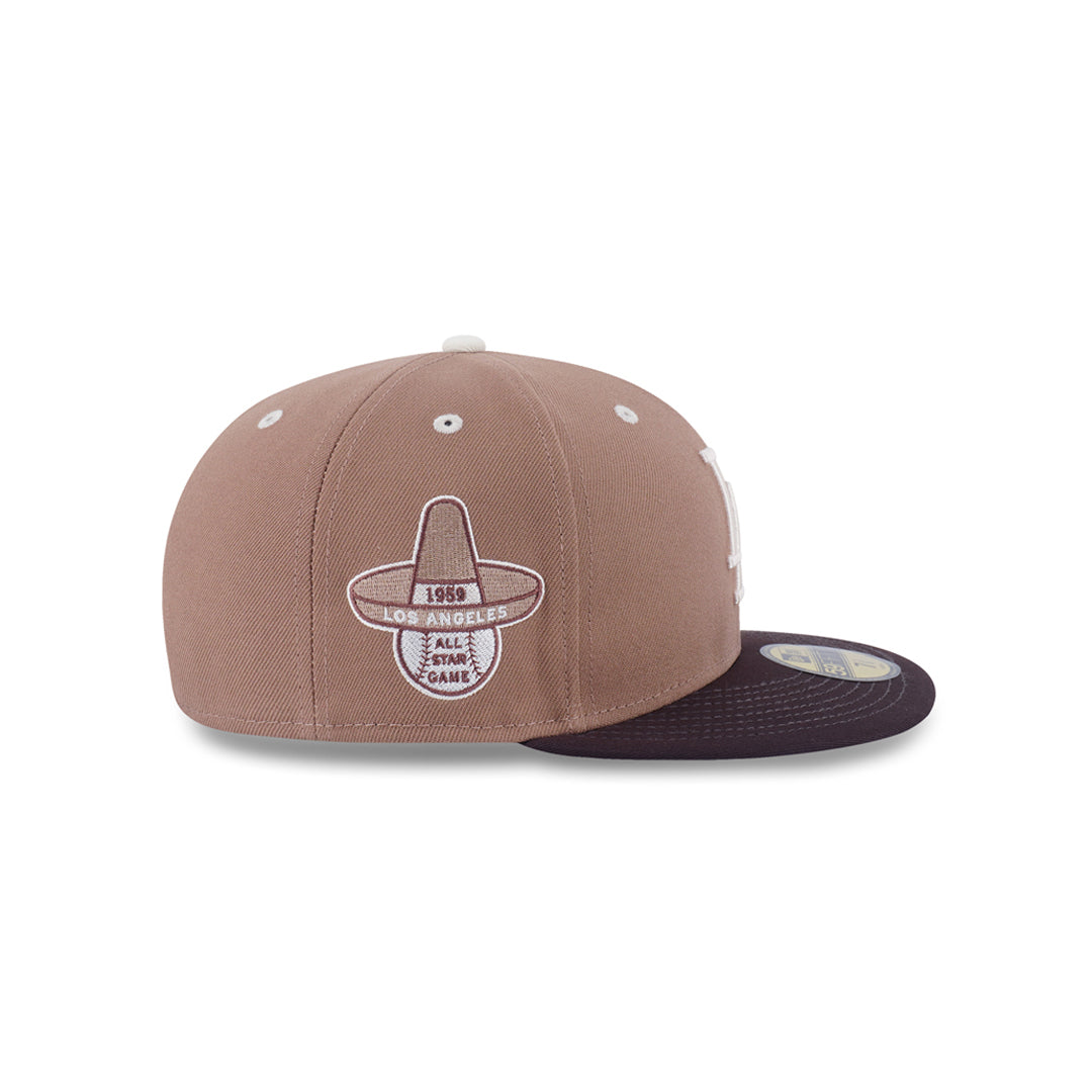 New Era หมวกรุ่น 59Fifty Pack - Iced Latte Los Angeles Dodgers Cooperstown Khaki 59Fifty Cap