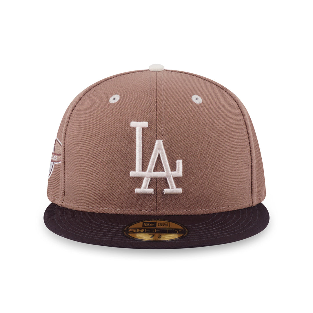 New Era หมวกรุ่น 59Fifty Pack - Iced Latte Los Angeles Dodgers Cooperstown Khaki 59Fifty Cap