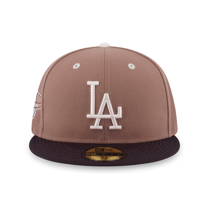 New Era หมวกรุ่น 59Fifty Pack - Iced Latte Los Angeles Dodgers Cooperstown Khaki 59Fifty Cap