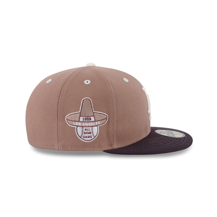 New Era หมวกรุ่น 59Fifty Pack - Iced Latte Los Angeles Dodgers Cooperstown Khaki 59Fifty Cap