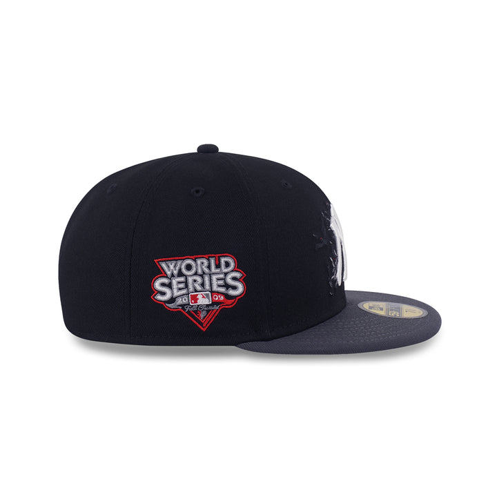 New Era หมวกรุ่น 59Fifty Pack - Crows New York Yankees Cooperstown 2-Tone Graphite Visor Black 59Fifty Cap