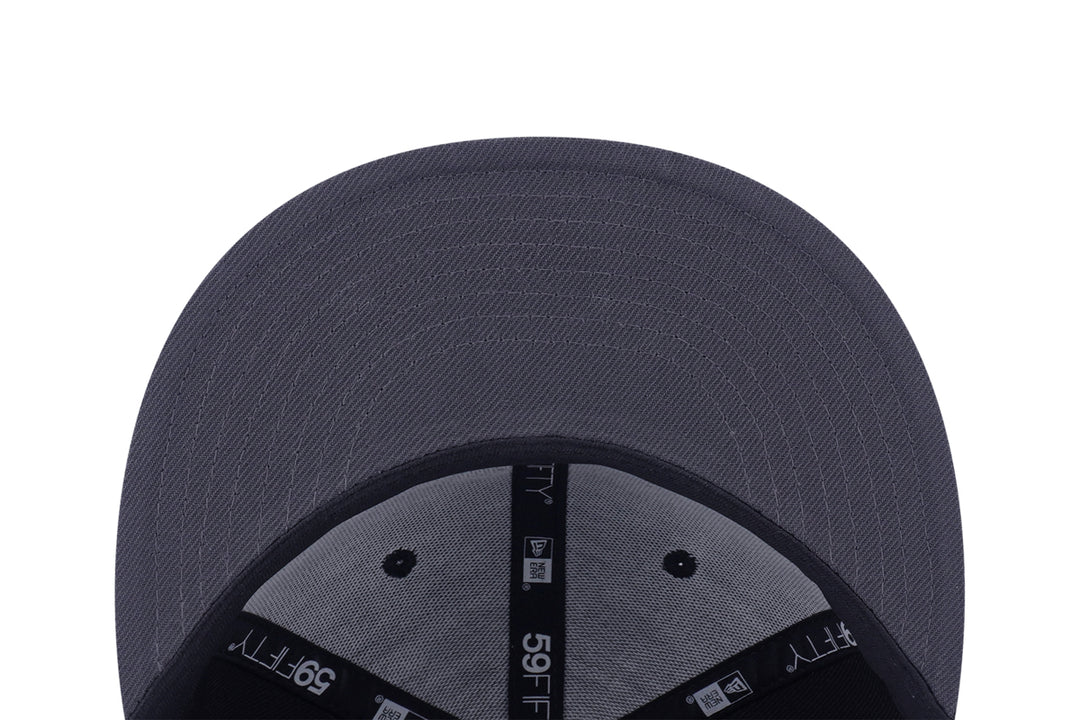 New Era หมวกรุ่น 59Fifty Pack - Crows Los Angeles Dodgers Cooperstown 2-Tone Graphite Visor Black 59Fifty Cap