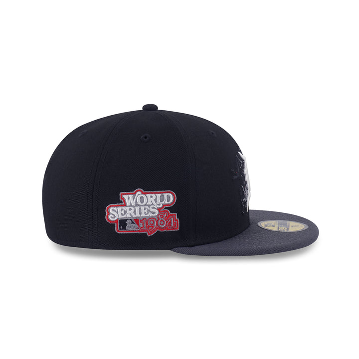 New Era หมวกรุ่น 59Fifty Pack - Crows Detroit Tigers Cooperstown 2-Tone Graphite Visor Black 59Fifty Cap