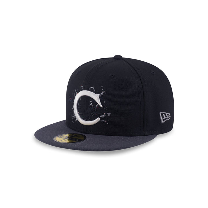 New Era หมวกรุ่น 59Fifty Pack - Crows Chicago White Sox Cooperstown 2-Tone Graphite Visor Black 59Fifty Cap