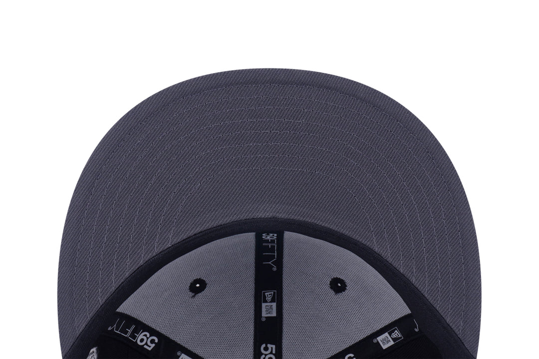 New Era หมวกรุ่น 59Fifty Pack - Crows Chicago White Sox Cooperstown 2-Tone Graphite Visor Black 59Fifty Cap