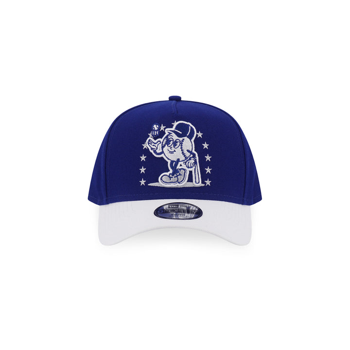 New Era หมวกรุ่น Los Angeles Dodgers League Mix Cartoon 2-Tone White Visor Dark Royal Kids 9Forty Af Cap