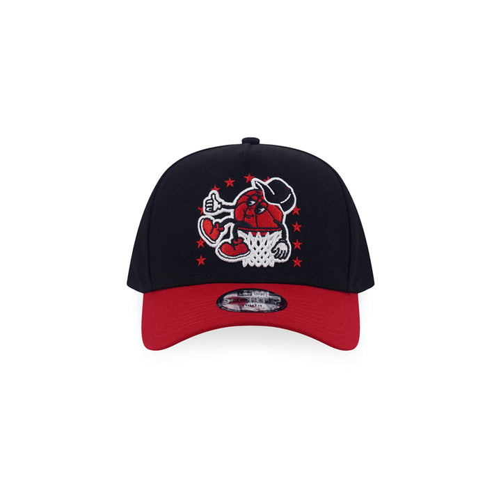 New Era หมวกรุ่น Chicago Bulls League Mix Cartoon 2-Tone Scarlet Visor Black Kids 9Forty Af Cap
