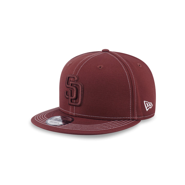 New Era หมวกรุ่น San Diego Padres Mlb Contrast Stitching Deep Auburn Brown 9Fifty Cap