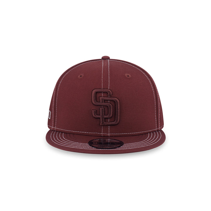 New Era หมวกรุ่น San Diego Padres Mlb Contrast Stitching Deep Auburn Brown 9Fifty Cap