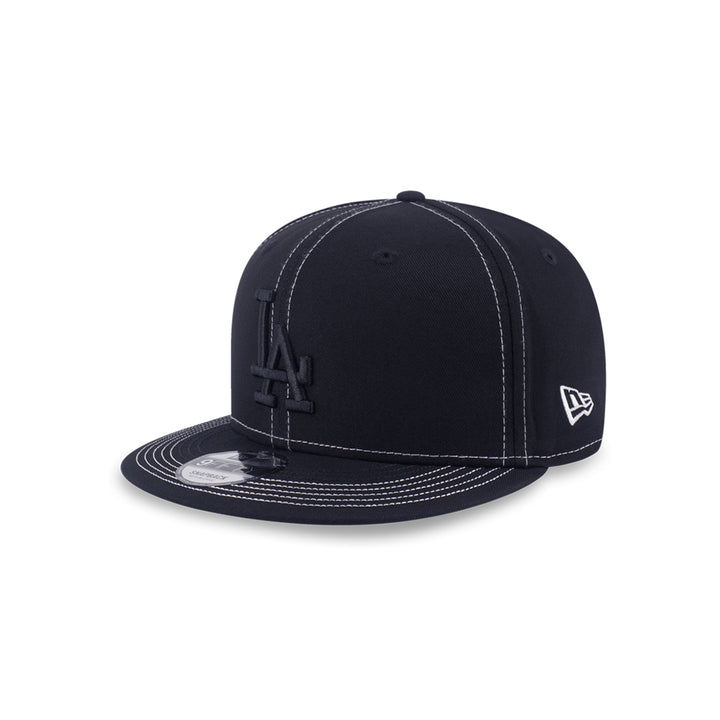 New Era หมวกรุ่น Los Angeles Dodgers Mlb Contrast Stitching Black 9Fifty Cap