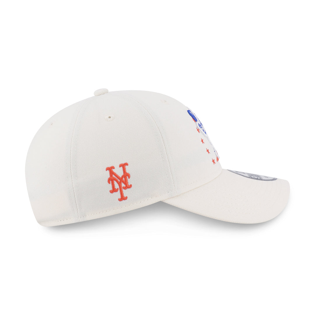 New Era หมวกรุ่น New York Mets League Mix Cartoon Chrome White 9Forty Unst Cap