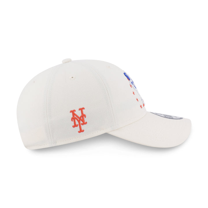 New Era หมวกรุ่น New York Mets League Mix Cartoon Chrome White 9Forty Unst Cap