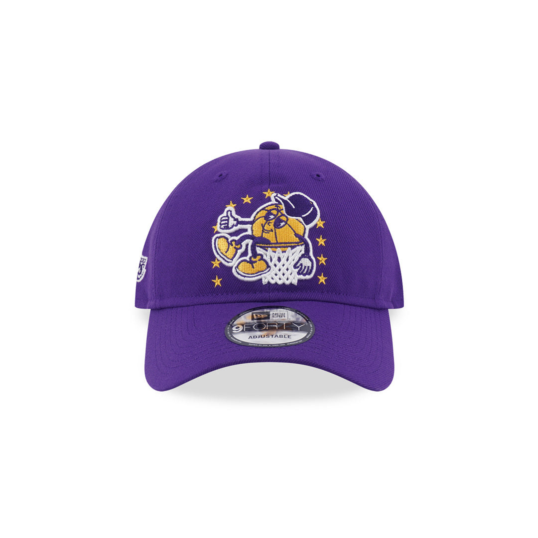 New Era หมวกรุ่น Los Angeles Lakers League Mix Cartoon True Purple 9Forty Unst Cap