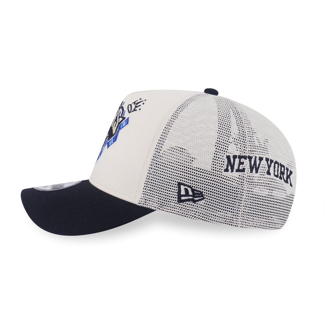 New Era หมวกรุ่น New York Knicks League Mix Chrome White 9Forty Af Trucker Cap