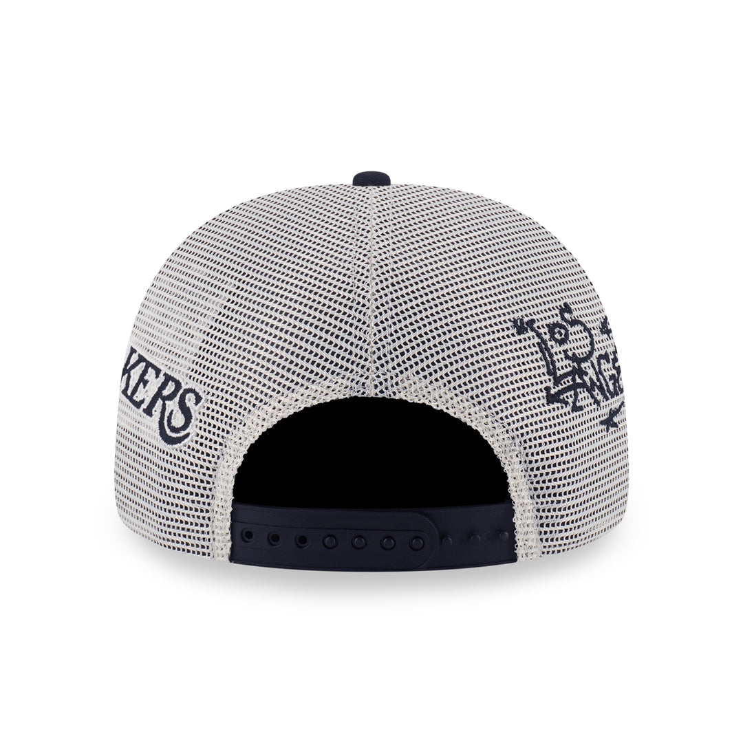 New Era หมวกรุ่น Los Angeles Lakers League Mix Chrome White 9Forty Af Trucker Cap