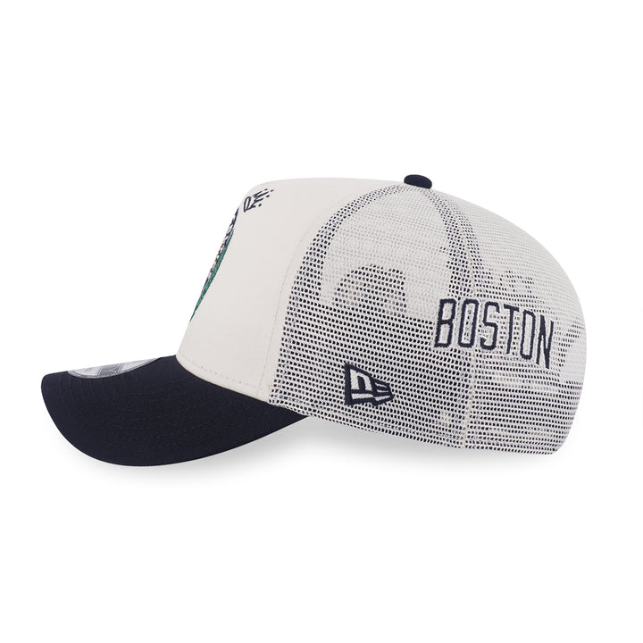 New Era หมวกรุ่น Boston Celtics League Mix Chrome White 9Forty Af Trucker Cap
