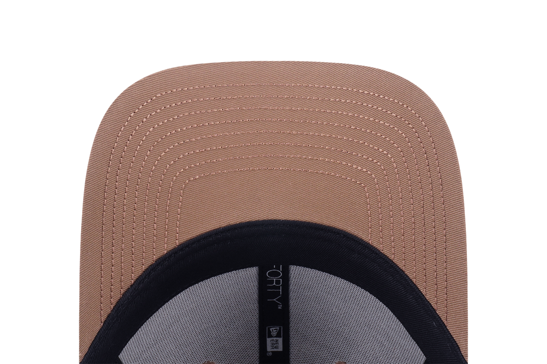 New Era หมวกรุ่น New York Yankees Mlb Contrast Stitching Khaki 9Forty Cap