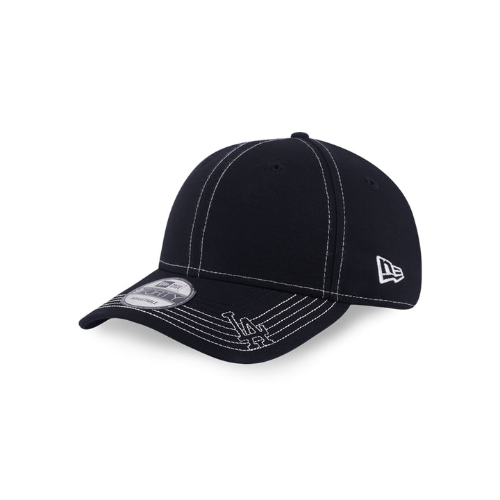 New Era หมวกรุ่น Los Angeles Dodgers Mlb Contrast Stitching Black 9Forty Cap