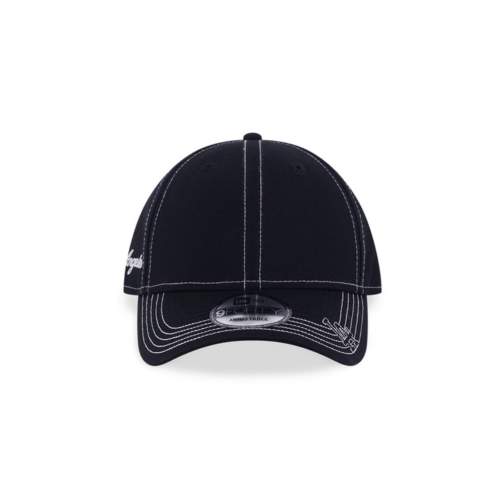 New Era หมวกรุ่น Los Angeles Dodgers Mlb Contrast Stitching Black 9Forty Cap