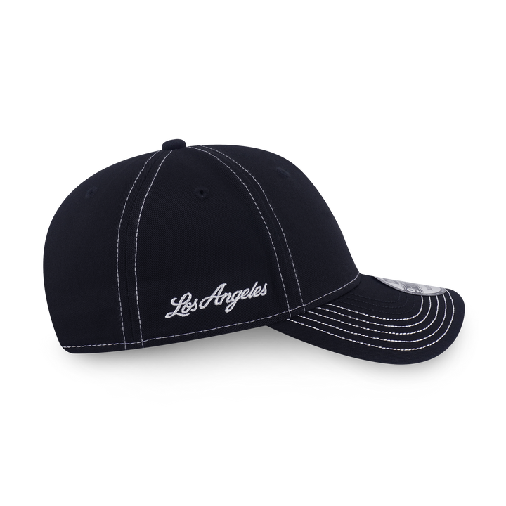New Era หมวกรุ่น Los Angeles Dodgers Mlb Contrast Stitching Black 9Forty Cap