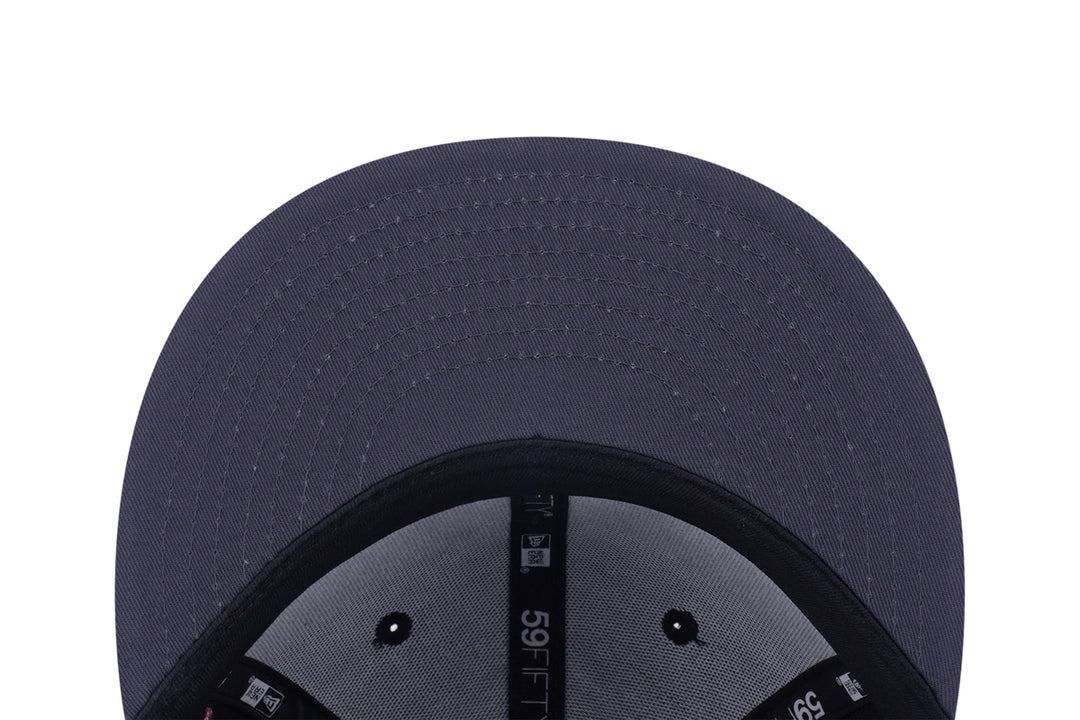 New Era หมวกรุ่น 59Fifty Pack - Metallic New York Giant Cooperstown 2-Tone Graphite Visor Black 59Fifty Cap