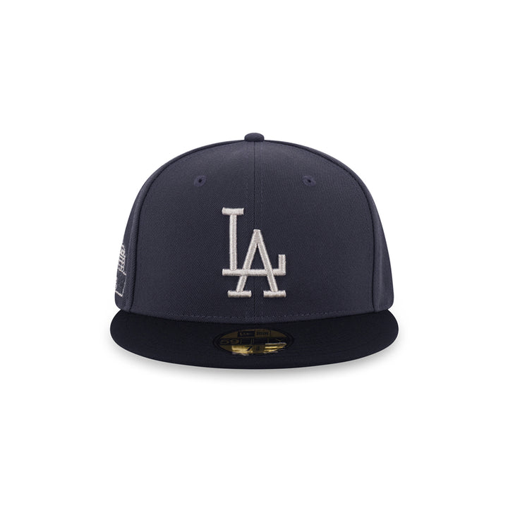 New Era หมวกรุ่น 59Fifty Pack - Metallic Los Angeles Dodgers Cooperstown 2-Tone Black Visor Graphite 59Fifty Cap