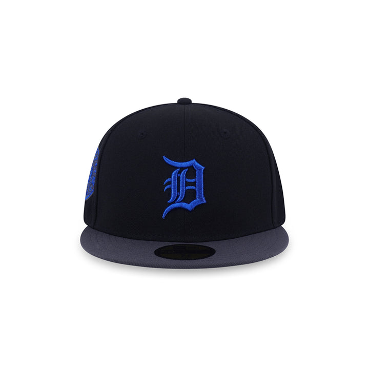 New Era หมวกรุ่น 59Fifty Pack - Metallic Detroit Tigers Cooperstown 2-Tone Graphite Visor Black 59Fifty Cap