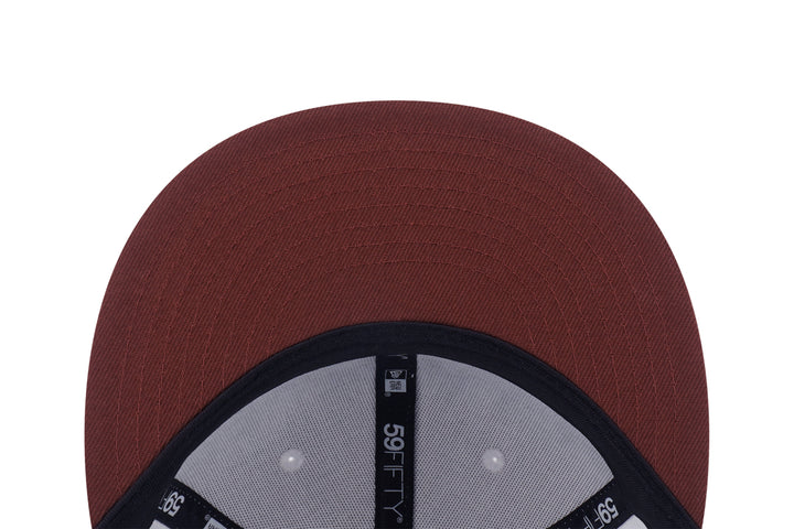 New Era หมวกรุ่น 59Fifty Pack - Forest New York Yankees 2-Tone Deep Auburn Brown Visor All-Over Print 59Fifty Cap