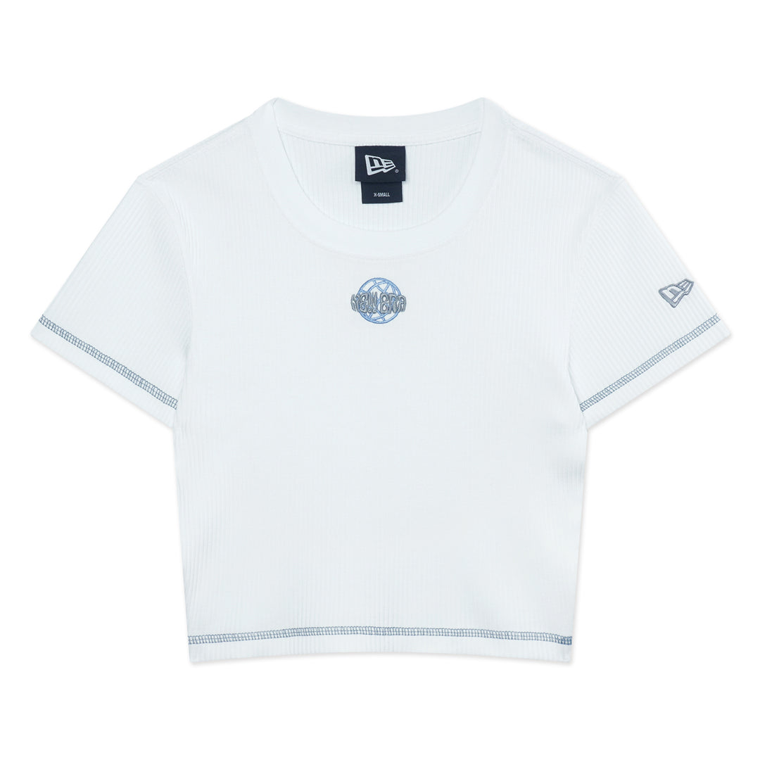 New Era เสื้อยืดแขนสั้นรุ่น New Era Street Swing Women Rib Tee