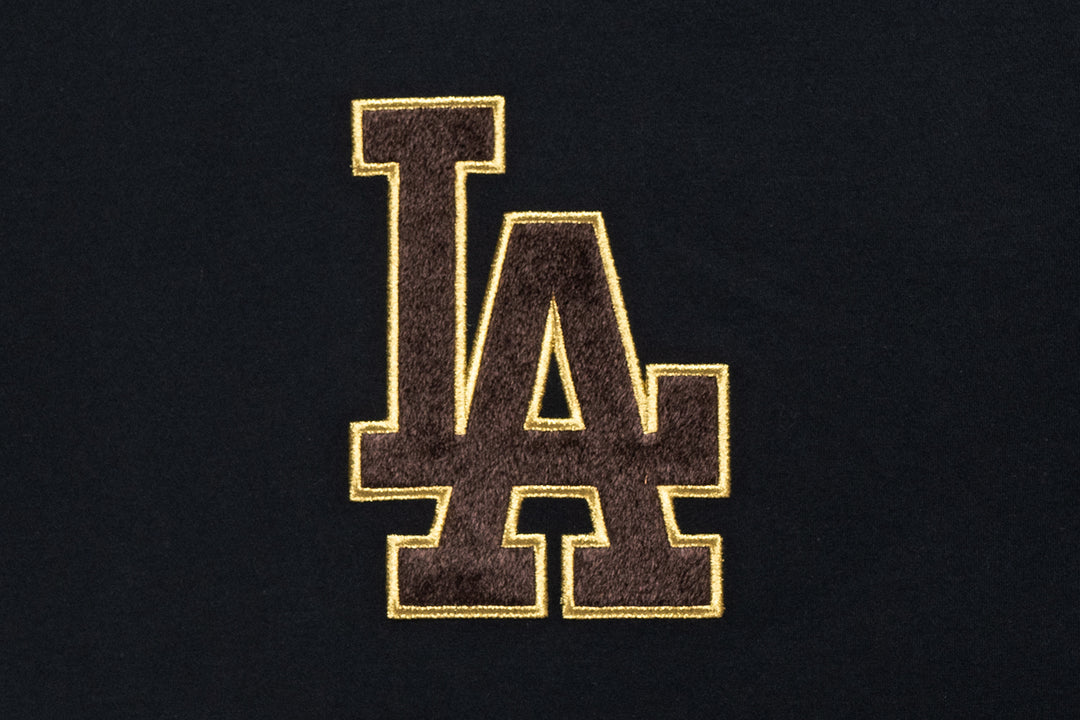 New Era เสื้อยืดแขนสั้นรุ่น Los Angeles Dodgers Year Of The Horse Black Short Sleeve T-Shirt