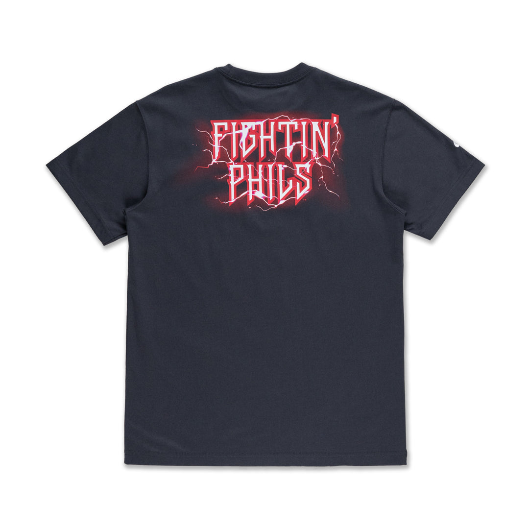New Era เสื้อยืดแขนสั้นรุ่น Philadelphia Phillies Rebellious Resistance Graphite Short Sleeve T-Shirt