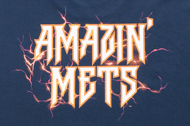 New Era เสื้อยืดแขนสั้นรุ่น New York Mets Rebellious Resistance Oceanside Blue Short Sleeve T-Shirt