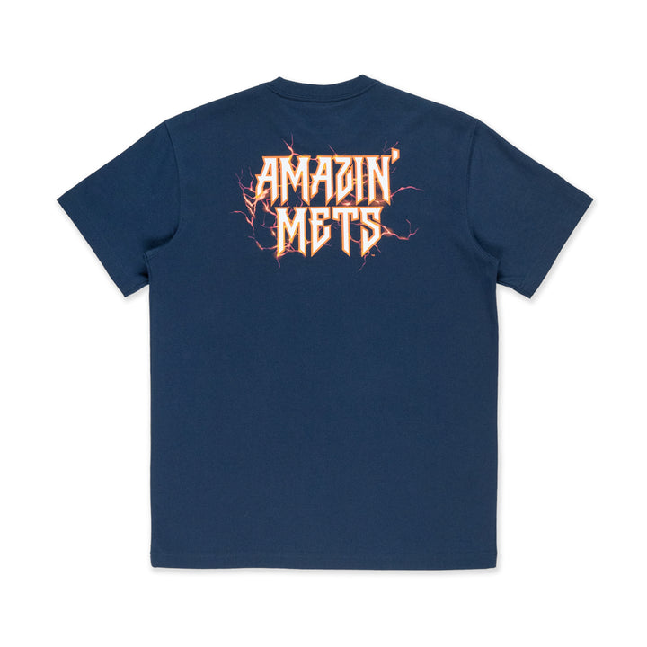 New Era เสื้อยืดแขนสั้นรุ่น New York Mets Rebellious Resistance Oceanside Blue Short Sleeve T-Shirt