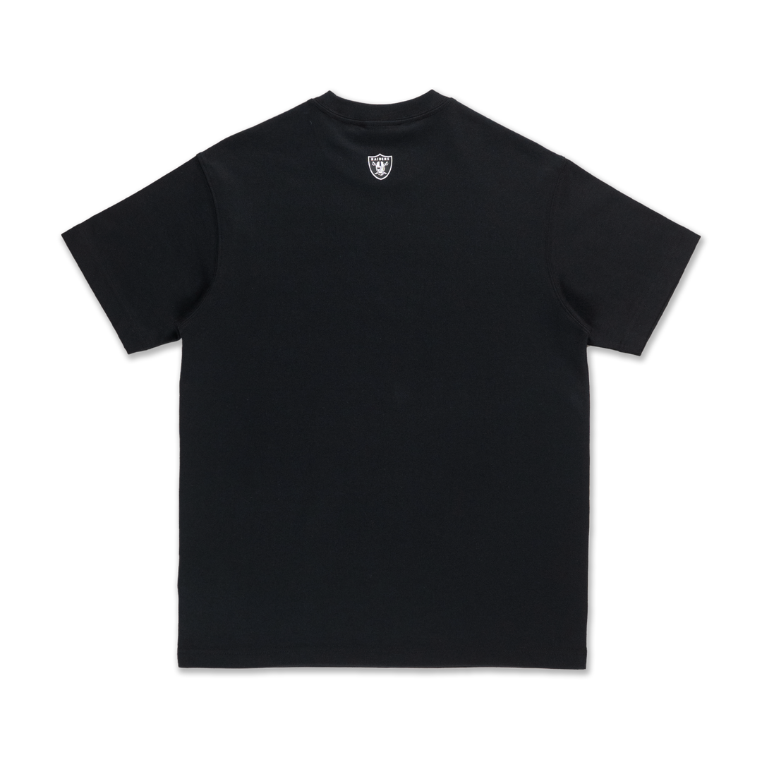 New Era เสื้อยืดแขนสั้นรุ่น Las Vegas Raiders Mix League Script Black Short Sleeve T-Shirt