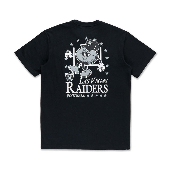 New Era เสื้อยืดแขนสั้นรุ่น Las Vegas Raiders League Mix Cartoon Black Short Sleeve T-Shirt