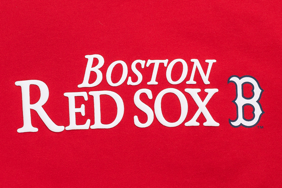 New Era เสื้อยืดแขนสั้นรุ่น Boston Red Sox League Mix Cartoon Scarlet Short Sleeve T-Shirt