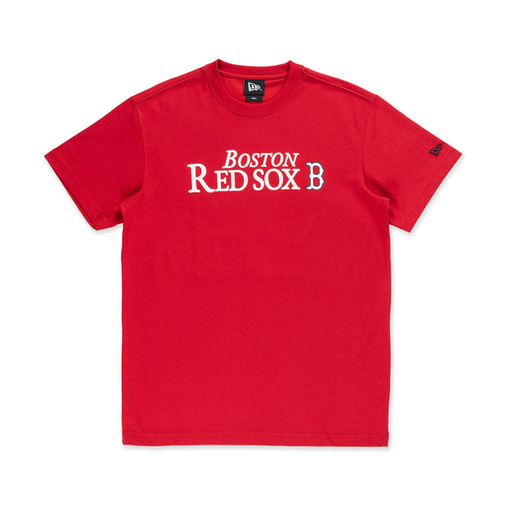 New Era เสื้อยืดแขนสั้นรุ่น Boston Red Sox League Mix Cartoon Scarlet Short Sleeve T-Shirt