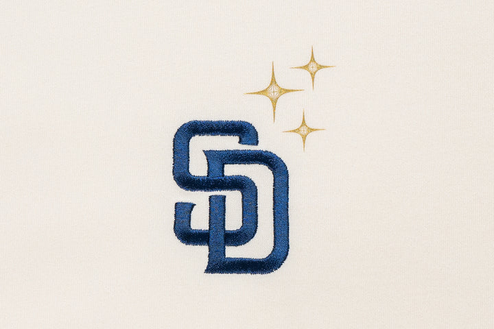 New Era เสื้อยืดแขนสั้นรุ่น San Diego Padres Cosmic Craft Chrome White Short Sleeve T-Shirt