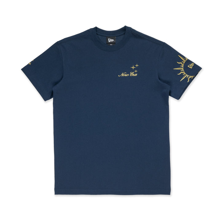 New Era เสื้อยืดแขนสั้นรุ่น New Era Cosmic Craft Oceanside Blue Short Sleeve T-Shirt