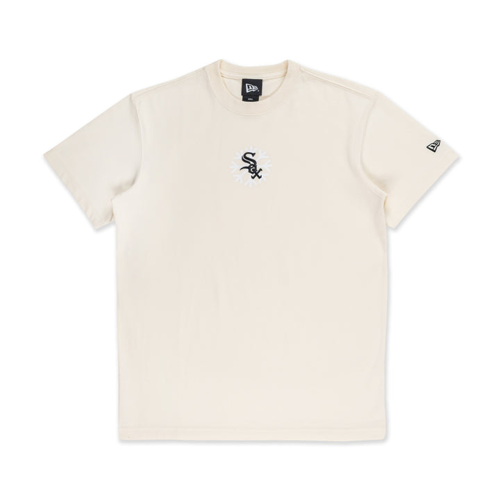 New Era เสื้อยืดแขนสั้นรุ่น Chicago White Sox Christmas Pack Chrome White Short Sleeve T-Shirt