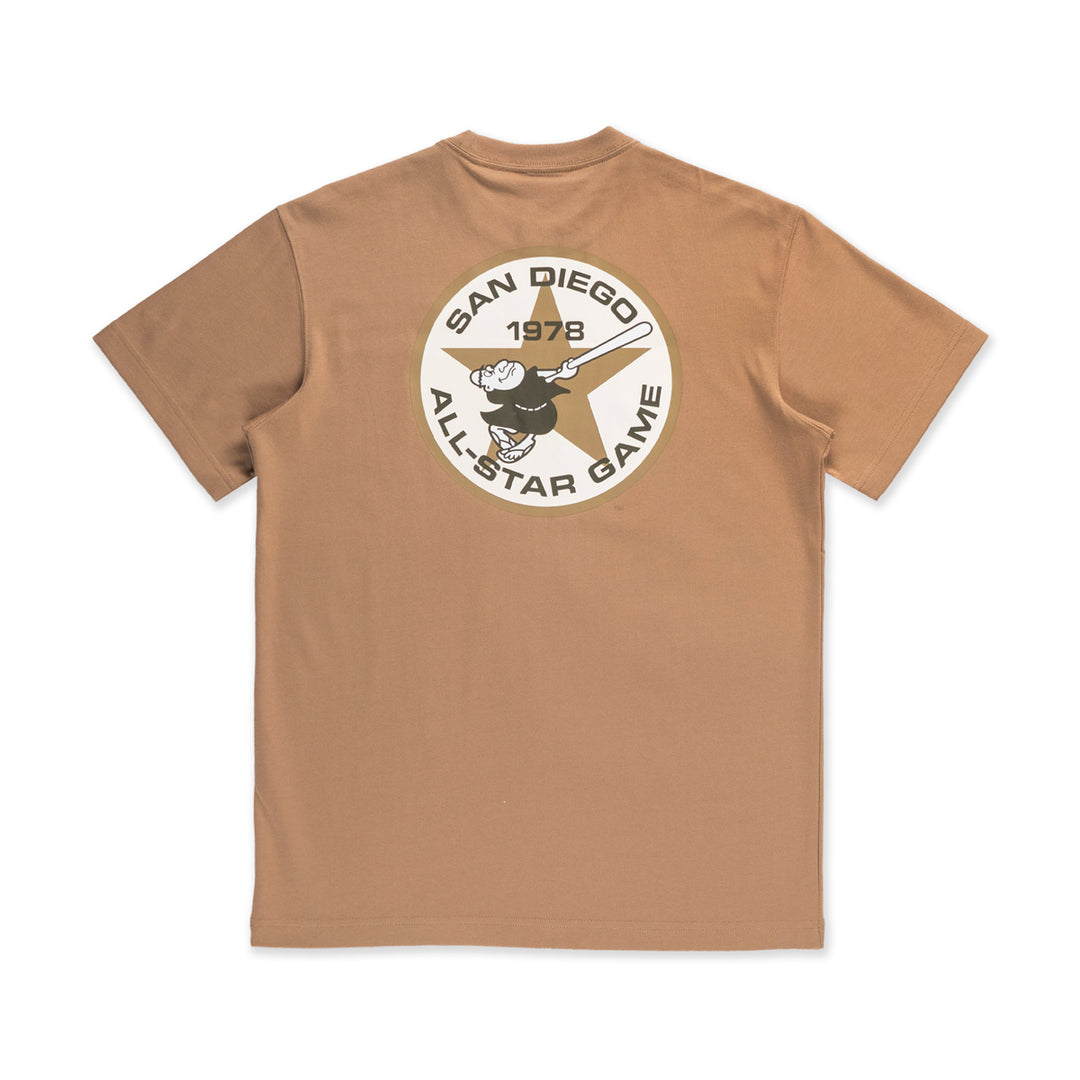 New Era เสื้อยืดแขนสั้นรุ่น 59Fifty Pack - Iced Latte San Diego Padres Cooperstown Khaki Short Sleeve T-Shirt