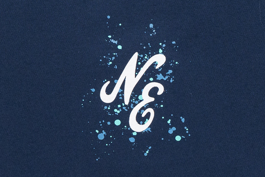 New Era เสื้อยืดแขนสั้นรุ่น New Era Street Class Oceanside Blue Oversized Short Sleeve T-Shirt