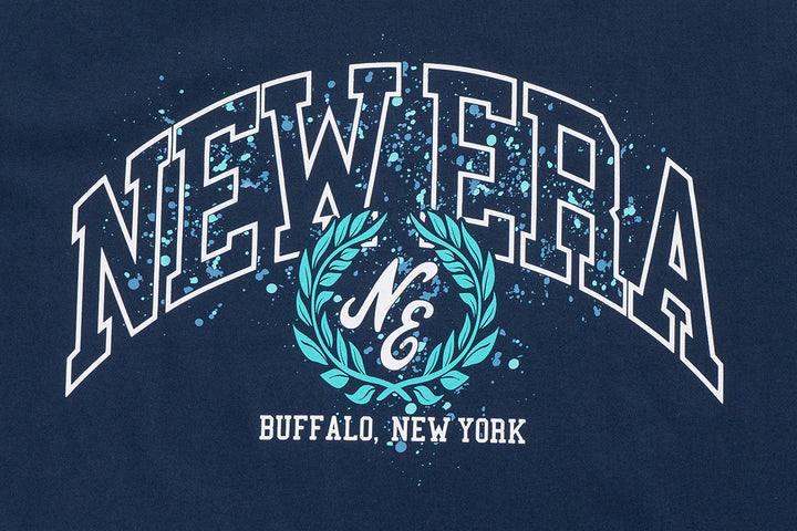 New Era เสื้อยืดแขนสั้นรุ่น New Era Street Class Oceanside Blue Oversized Short Sleeve T-Shirt