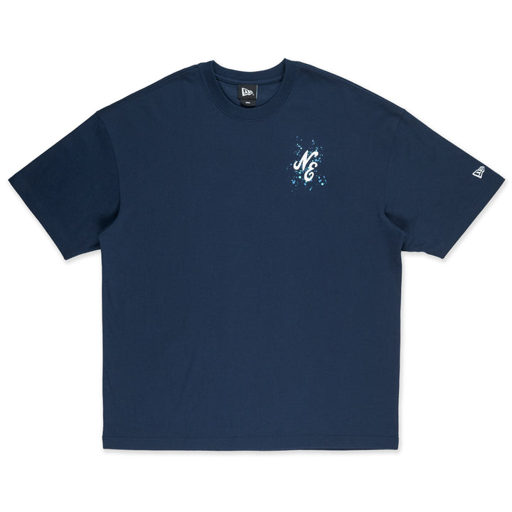 New Era เสื้อยืดแขนสั้นรุ่น New Era Street Class Oceanside Blue Oversized Short Sleeve T-Shirt