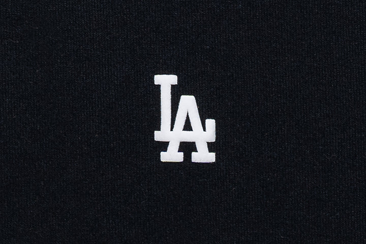 New Era เสื้อยืดแขนสั้นรุ่น Los Angeles Dodgers Mix League Patch Black Oversized Short Sleeve T-Shirt