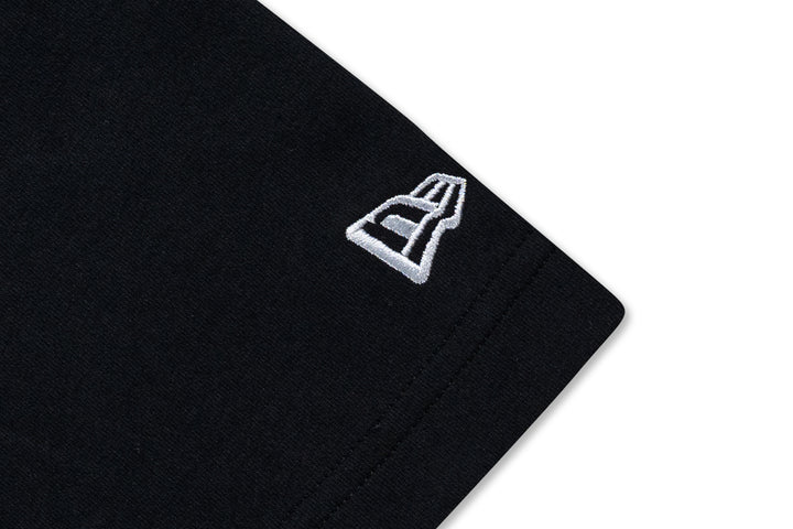 New Era เสื้อยืดแขนสั้นรุ่น Los Angeles Dodgers Mix League Patch Black Oversized Short Sleeve T-Shirt